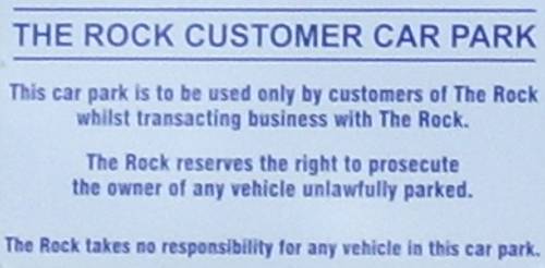 The Rock Customer Car Park